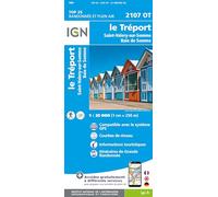 IGN Le Tréport.St-Valery-Sur-Somme.Baie De Somme One Size