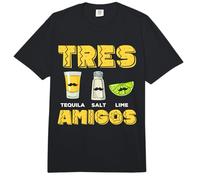Tres Amigos Tequila Funny Cinco de Mayo Comfort Colors Adult Heavyweight T-Shirt