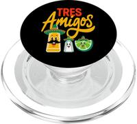 Tres Amigos Tequila Salt Lime Funny Drinking PopSockets PopGrip for MagSafe