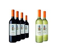 Tres Buhis Wine - Case Of 6 Bottles Mixed Cabernet Sauvignon | Chardonnay - Dry Red/White Spanish Wine (4 x Cabernet Sauvignon 2 x Chardonnay)