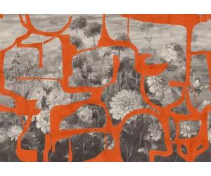 Tres Tintas Mural Prehistoric Flowers Mural M5005-2