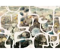 Tres Tintas Mural Prehistoric Flowers Mural M5005-5