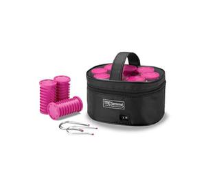 Tresemm 32 mm Heated Hair Rollers - Set Of 10 Large Hot For Volume & Curls, Dual Voltage Travel With Carry Case, Fast Heat Up To