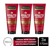 TRESemme 1 Minute WOW Smooth Intensive Hair Treatment, 3 Pack of 170ml