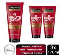 TRESemme 1 Minute WOW Smooth Intensive Hair Treatment, 3 Pack of 170ml