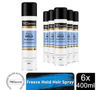 TRESemme 24 Hour Frizz Control Hair Spray, Freeze Hold, 6 Pack, 400ml