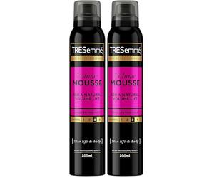 TRESemmé 24hr Lift & Body Hair Mousse - With Provitamin B5 & Humidity-Resistant Formula - For Long-Lasting Volume, Fullness, and a Touchable Style 200ml (Pack of 2)