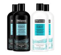 TRESemmé 2x Shampoo & 2x Conditioner Bundle 680ml Each | Hydrate & Purify Hair Care Set | Deep Cleansing & Hydrating Formula with Aloe Vera & Hyaluronic Acid for Fresh, Smooth, Healthy-Looking Hair