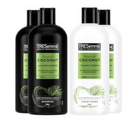 TRESemmé 2x Shampoo & 2x Conditioner Bundle 680ml Each | Nourish Coconut Hair Care Set | Hydrating & Nourishing Formula with Coconut Essence for Soft, Smooth & Healthy-Looking Hair