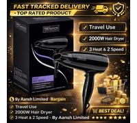 Tresemme 9142TU 2000W Fast Hair Dryer - Black