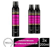 TRESemme Curl Definition Hair Mousse with Long Lasting Control, 3x of 200ml
