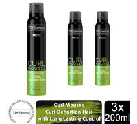 TRESemme Curl Definition Hair Mousse with Long Lasting Control, 3x of 200ml