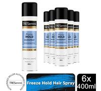 Tresemme Extra Hold, Freeze Hold & Firm Hold Hairspray 400ml, 3 or 6 Pack