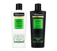 TRESemmé Flawless Waves Coconut Oil Shampoo & Conditioner Set - Hydrating & Curl-Defining Haircare Duo for Wavy & Curly Hair, Frizz Control (2 x 400ml)