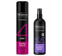 TRESemme Heat Defence Spray & Extra Hold Hair Spray Styling Regime Bundle 2 Piece