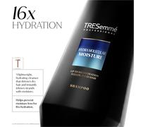 TRESemme Hydra Molecular Moisture Shampoo delivers a salon-sculpted look for dry hair 250 ml
