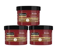 TRESemmé Keratin Smooth Deep Smoothing Mask rinse-out hair treatment with hydrolysed keratin for soft, shiny, frizz-free hair 440 ml, Pack of 3