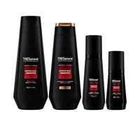 TRESemme Keratin Smooth Hair Care Bundle Shampoo Conditioner Oil & Spray - Professional Frizz Control Hair Care System for Smooth, Soft & Shiny Salon Style Hair Results