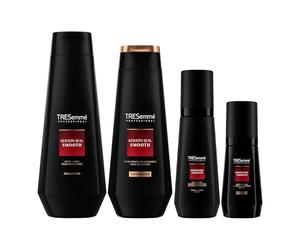 TRESemme Keratin Smooth Hair Care Bundle Shampoo Conditioner Oil & Spray - Professional Frizz Control Hair Care System for Smooth, Soft & Shiny Salon Style Hair Results