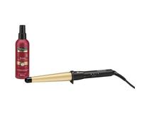 Tresemmé Keratin Smooth Salon Shine Waving Wand, 5 Digital Settings, Max 200 degrees Celsius, Black/Gold, 2804CU