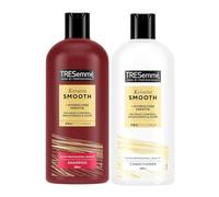 TRESemmé Keratin Smooth Shampoo & Conditioner Bundle 680ml Each | Anti-Frizz Hair Care Set with Keratin & Marula Oil for Sleek, Shiny, Silky & Manageable Hair