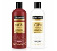 TRESemmé Keratin Smooth Shampoo & Conditioner Set 500ml Each - Professional Hair Care with Hydrolysed Keratin, Anti Frizz Control, Smoothing Shampoo and Conditioner for Smooth, Shiny Hair