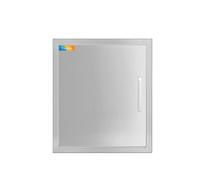 Treshin Outdoor Kitchen Doors 18" W x 20" H, Stainless Steel Single BBQ Access Door with Detachable Handles, Flush Mount, for BBQ Island, Grill Station, Outside Cabinet, Outdoor Kitchen