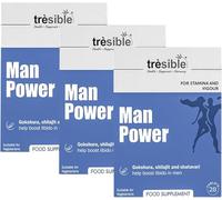 Tresible Male Supplements for Men's Wellness and Health (3 Months Supply) - Shilajit and Ashwagandha High Strength Supplements for Men and Immune System (Veg Tabs)