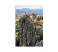 Treskavec Monastery Art Print Canvas Poster Bedroom Decor Landscape Decor Gift 20x30inch(50x75cm)