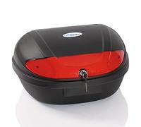 TRESKO® XXL Motorcycle Back top Box case 48L Universal Scooter Motorbike for 2 Helmets topcase