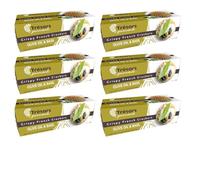 TRESORS GOURMANDS Authentic French Waffle Crispy Crackers Snack, Olive Oil & Basil Flavor, Natural Ingredients, Pack of 6 x 95g Boxes