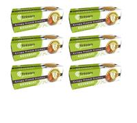 TRESORS GOURMANDS Authentic French Waffle Crispy Crackers Snack, Rosemary Flavor, Natural Ingredients, Pack of 6 x 95g Boxes