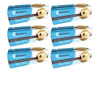 TRESORS GOURMANDS Authentic French Waffle Crispy Crackers Snack, SEA Salt Flavor, Natural Ingredients, Pack of 6 x 95g Boxes