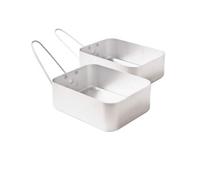 Tresp Messy Aluminium Mess Tin (Pack Of 2) Silver (One Size)