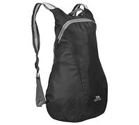 Trespass Reverse, Black, Compact Foldable Backpack / Rucksack 15L, Black
