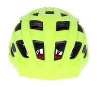 Trespass Adult Bike Helmet Lightweight Cycling Helmet, All Round Ventilation, Removable Visor, Hi Vis Style Black Red Green Orange Yellow Zprokit