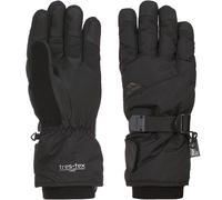Trespass Ergon II Adults Waterproof Ski Gloves in Grey & Black with Nose Wipe