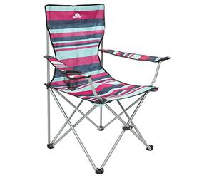 Trespass Adults Folding Camping Chair With Cup Holder Fishing Portable - Branson
