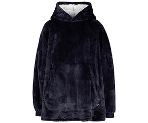 Trespass Adults' Oversized Wearable Blanket Hoodie Cosiness Navy One Size