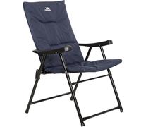 Trespass Adults Paddy Folding Padded Camping Garden Deck Chair - Navy