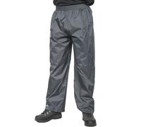 Trespass Unisex Packaway Trousers Qikpac - Waterproof, Windproof, Taped Seams, Full Elasticated Waist, Packs Into Mesh Pouch, 3 Pocket Openings