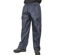 Trespass Mens Qikpac Waterproof Trousers Dark Navy XXL