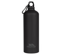 Trespass Adults Slurp Water Bottle With Carabiner (1 Litre)One Size Matt Black