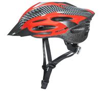 Trespass Adults Unisex Crankster Cycling Helmet - Red - Red - S/M