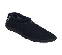 Trespass Unisex Aqua Shoes Paddle - Anti-Slip Sole, Breathable Mesh, Stretch Fabric, Drawstring Fastenings, Lightweight, TRP Outsole, Rubber Sole, Moulded EVA Midsole Black