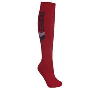 (9/12 UK, Red) Trespass Adults Unisex Tech Luxury Merino Wool Blend Ski Tube Socks