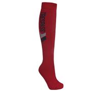 Trespass Adults Unisex Tech Luxury Merino Wool Blend Ski Tube Socks - Red - 3/6 UK - Red - 40% Merino Wool/40% Acrylic/20% Polyamide