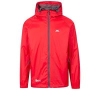 (XXS, Red) Trespass Adults Waterproof Jacket Packaway Qikpac