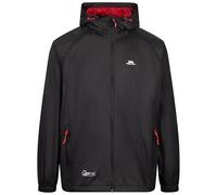 Trespass Adults Waterproof Jacket Qikpac - Lightweight Packaway Raincoat, 2 Zip Pockets, Full Body Front Zip, Adjustable Hood, Storm Flap, Ventilated Back, Foldable Packs in Pouch