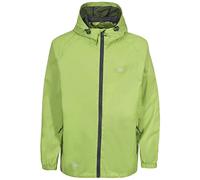 Trespass Adults Waterproof Jacket Qikpac - Lightweight Packaway Raincoat, 2 Zip Pockets, Full Body Front Zip, Adjustable Hood, Storm Flap, Ventilated Back, Foldable Packs in Pouch